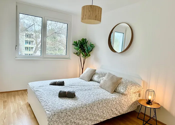 Modern Danube With Balcony & Free Parking וינה